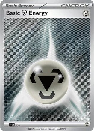 'Pokemon - 'Basic Metal Energy 024  - Reverse Holofoil SVE Scarlet & Violet Energies - Common