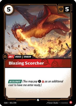 Blazing Scorcher (001/298) - Origins Foil