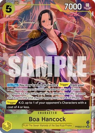 Boa Hancock (Alternate Art) (PRB02-017) - Premium Booster -The Best- Vol. 2 Foil