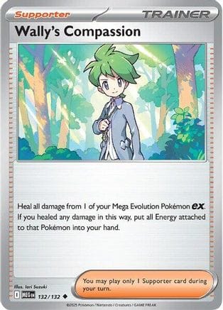 'Pokemon - 'Wally's Compassion 132/132  ME01 Mega Evolution - Uncommon