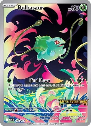 'Pokemon - 'Bulbasaur 133/132  - Holofoil Miscellaneous Cards & Products - Illustration Rare