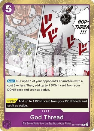 God Thread (Pirate Foil) (OP10-079) - Premium Booster -The Best- Vol. 2 Foil