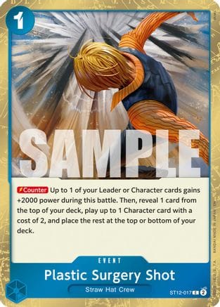 Plastic Surgery Shot - ST12-017 (Pirate Foil) (ST12-017) - Premium Booster -The Best- Vol. 2 Foil