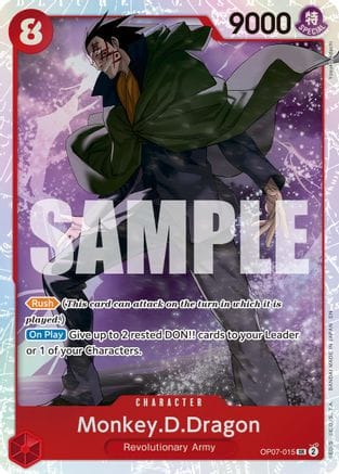 Monkey.D.Dragon (Reprint) (OP07-015) - Premium Booster -The Best- Vol. 2 Foil