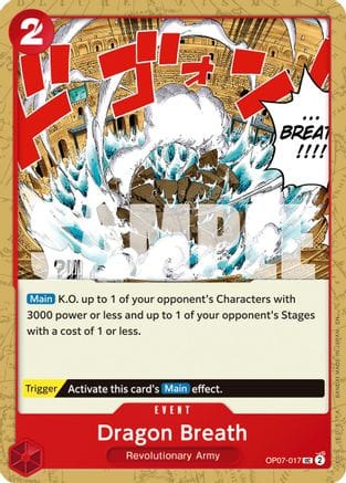 Dragon Breath (Reprint) (OP07-017) - Premium Booster -The Best- Vol. 2