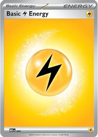 'Pokemon - 'Basic Lightning Energy 004  MEE Mega Evolution Energies - Common