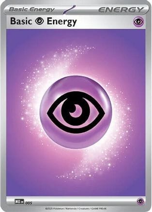 'Pokemon - 'Basic Psychic Energy 005  MEE Mega Evolution Energies - Common