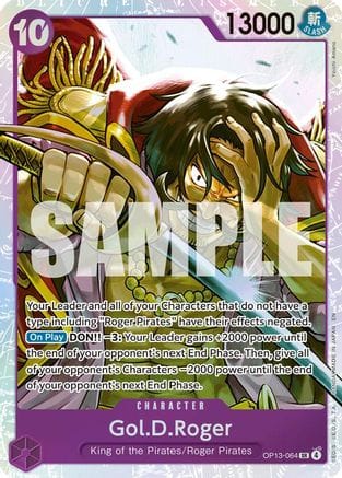 Gol.D.Roger (064) (OP13-064) - Carrying On His Will Foil
