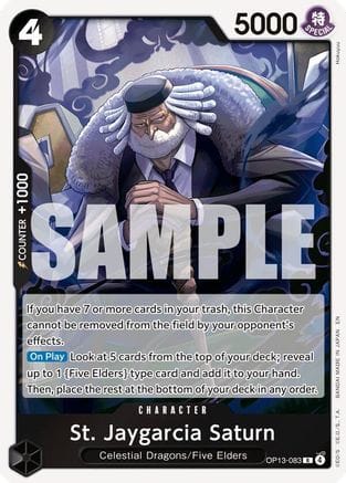 St. Jaygarcia Saturn (OP13-083) - Carrying On His Will Foil