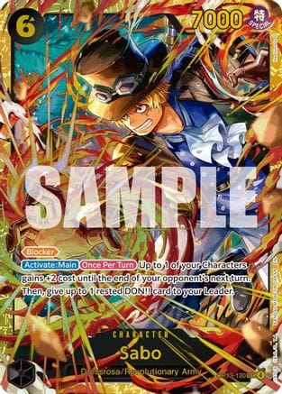 Sabo (120) (SP) (OP13-120) - Carrying On His Will Foil