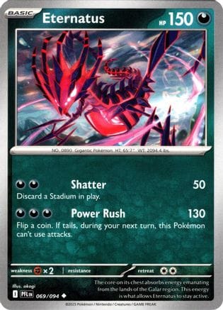 'Pokemon - 'Eternatus 069  ME02 Phantasmal Flames - Uncommon