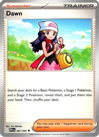 'Pokemon - 'Dawn 087  ME02 Phantasmal Flames - Uncommon