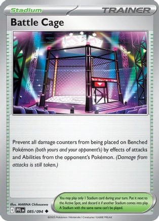 'Pokemon - 'Battle Cage 085/094  ME02 Phantasmal Flames - Uncommon