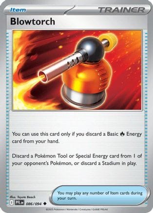 'Pokemon - 'Blowtorch 086/094  ME02 Phantasmal Flames - Uncommon