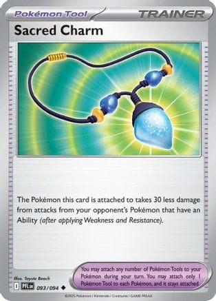 'Pokemon - 'Sacred Charm 093/094  - Reverse Holofoil ME02 Phantasmal Flames - Uncommon