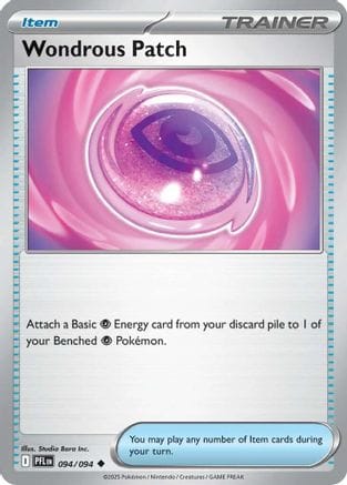 'Pokemon - 'Wondrous Patch 094  - Reverse Holofoil ME02 Phantasmal Flames - Uncommon