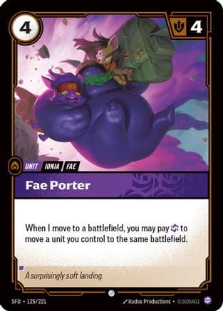 Fae Porter (125/221) - Spiritforged Foil