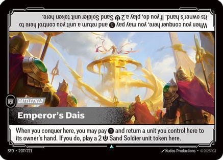 Emperor's Dais (207/221) - Spiritforged Foil