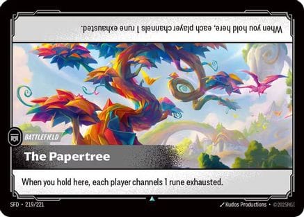 The Papertree (219/221) - Spiritforged Foil