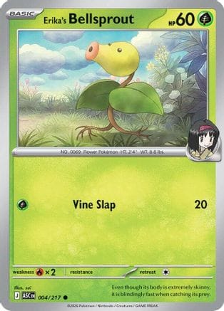 'Pokemon - 'Erika's Bellsprout 004  ME Ascended Heroes - Common