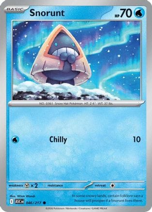 'Pokemon - 'Snorunt 046/217  ME Ascended Heroes - Common