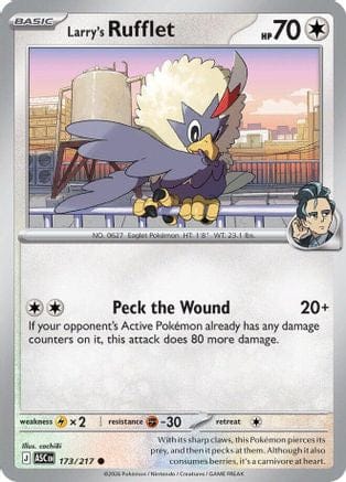 'Pokemon - 'Larry's Rufflet 173  ME Ascended Heroes - Common