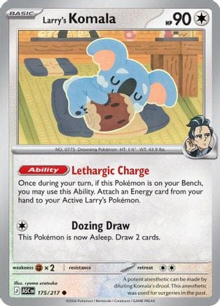 'Pokemon - 'Larry's Komala 175  ME Ascended Heroes - Common