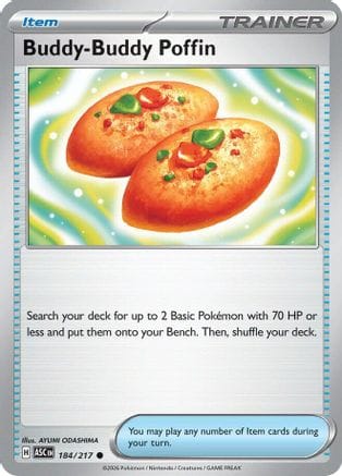 'Pokemon - 'Buddy-Buddy Poffin 184  ME Ascended Heroes - Common