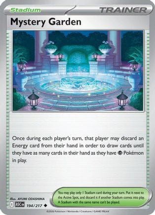 'Pokemon - 'Mystery Garden 194  - Reverse Holofoil ME Ascended Heroes - Uncommon