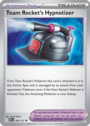 'Pokemon - 'Team Rocket's Hypnotizer 206  ME Ascended Heroes - Uncommon