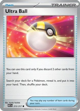 'Pokemon - 'Ultra Ball 213/217  ME Ascended Heroes - Common