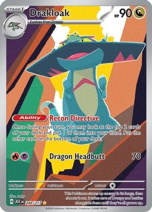 'Pokemon - 'Drakloak 248/217  - Holofoil ME Ascended Heroes - Illustration Rare
