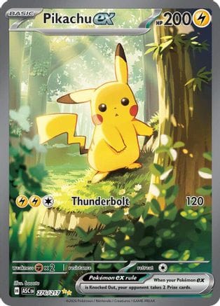 'Pokemon - 'Pikachu ex 276/217  - Holofoil ME Ascended Heroes - Special Illustration Rare