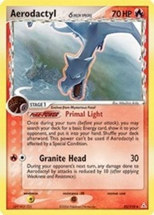 'Pokemon - 'Aerodactyl (Delta Species) 035/110  Holon Phantoms - Uncommon
