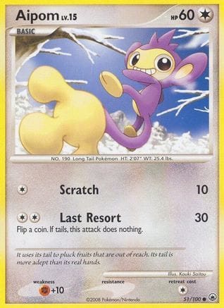 'Pokemon - 'Aipom (51) 051  Majestic Dawn - Common