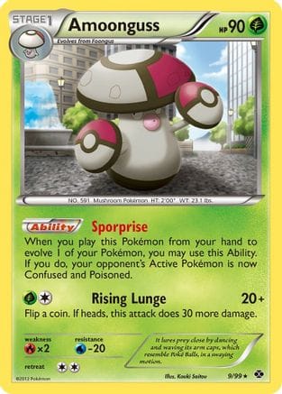 'Pokemon - 'Amoonguss 009  Next Destinies - Rare