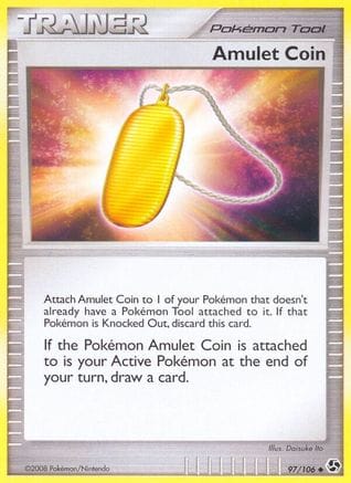 'Pokemon - 'Amulet Coin 097  Great Encounters - Uncommon