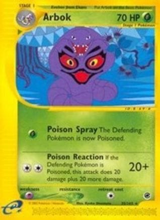 'Pokemon - 'Arbok (35) 035  Expedition - Rare