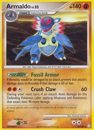 'Pokemon - 'Armaldo 018  Legends Awakened - Rare