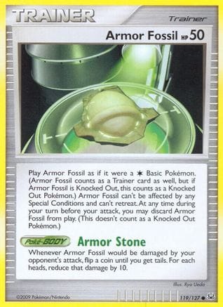 'Pokemon - 'Armor Fossil 119  Platinum - Common