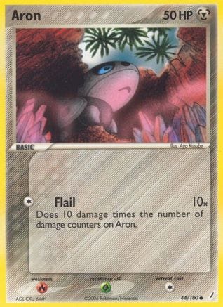 'Pokemon - 'Aron 044/100  Crystal Guardians - Common
