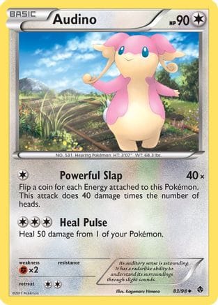 'Pokemon - 'Audino 083  Emerging Powers - Uncommon