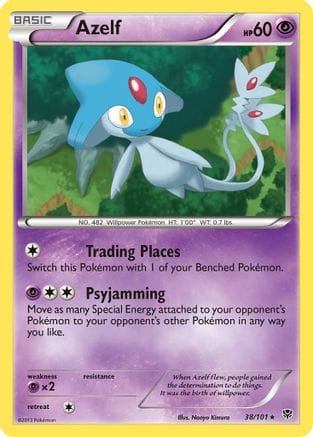 'Pokemon - 'Azelf 038  Plasma Blast - Rare