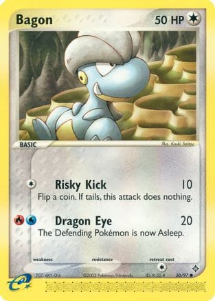 'Pokemon - 'Bagon 050/97  Dragon - Common
