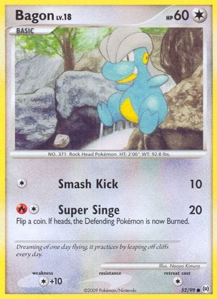 'Pokemon - 'Bagon 052  Arceus - Common