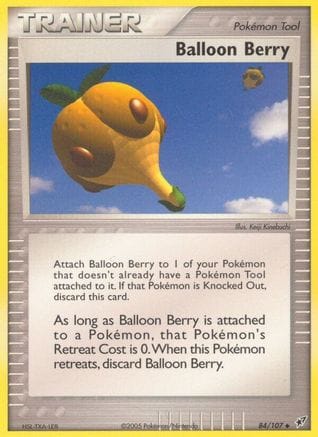 'Pokemon - 'Balloon Berry 084  Deoxys - Uncommon