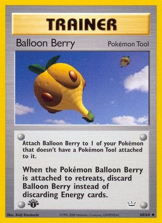 'Pokemon - 'Balloon Berry 060/64  - 1st Edition Neo Revelation - Uncommon