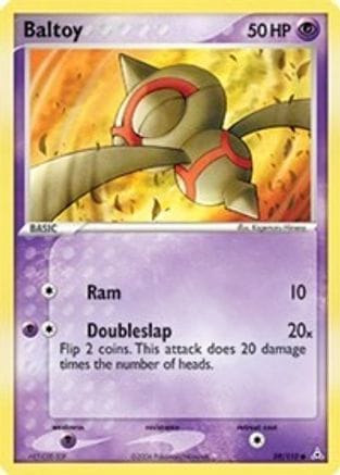 'Pokemon - 'Baltoy 059/110  - Reverse Holofoil Holon Phantoms - Common
