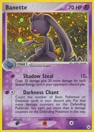 'Pokemon - 'Banette 001  - Reverse Holofoil Hidden Legends - Holo Rare
