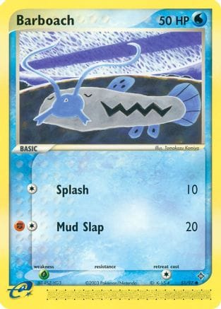 'Pokemon - 'Barboach 051/97  - Reverse Holofoil Dragon - Common